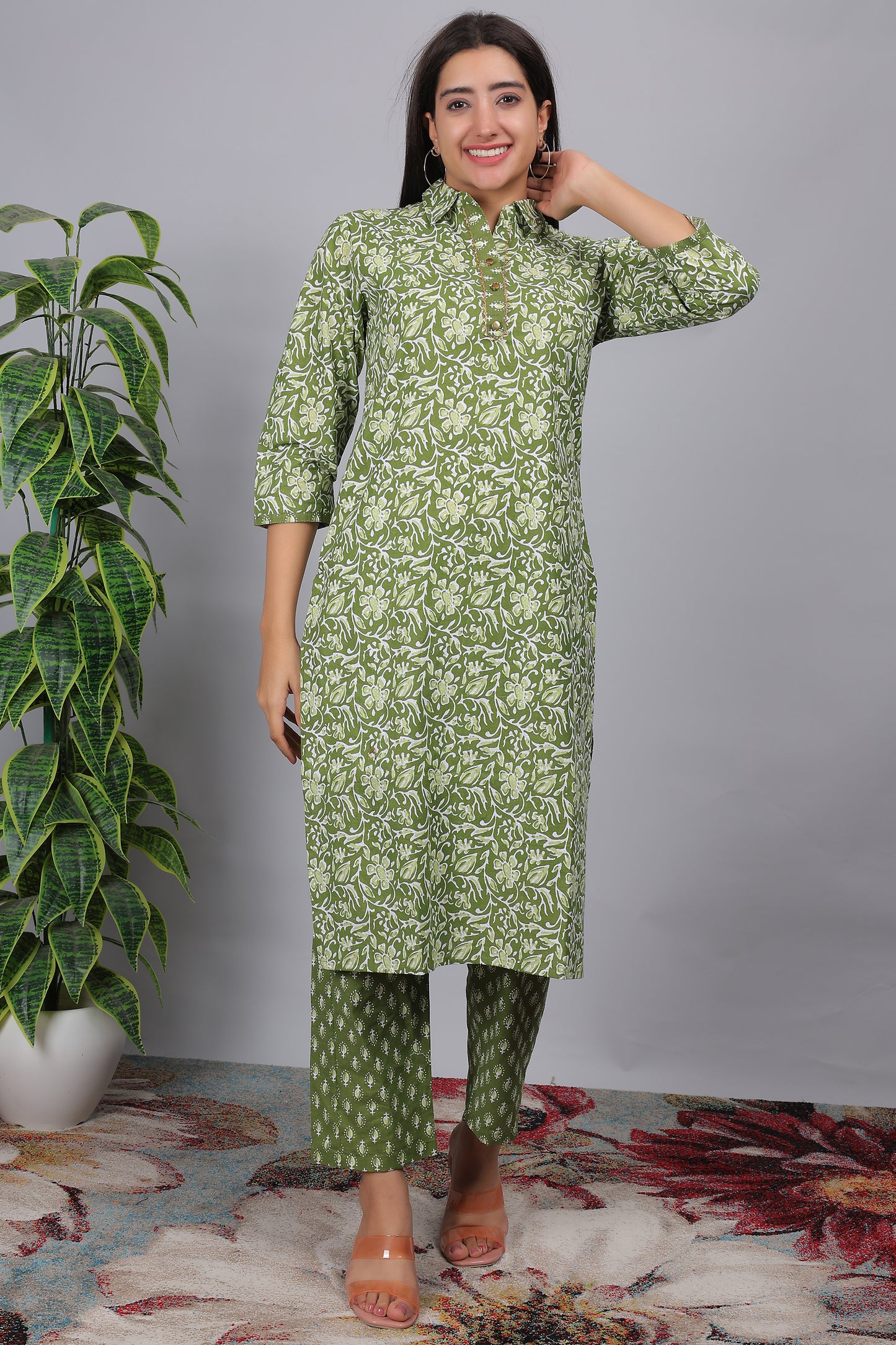 The Sanganeri Grace Kurta Set