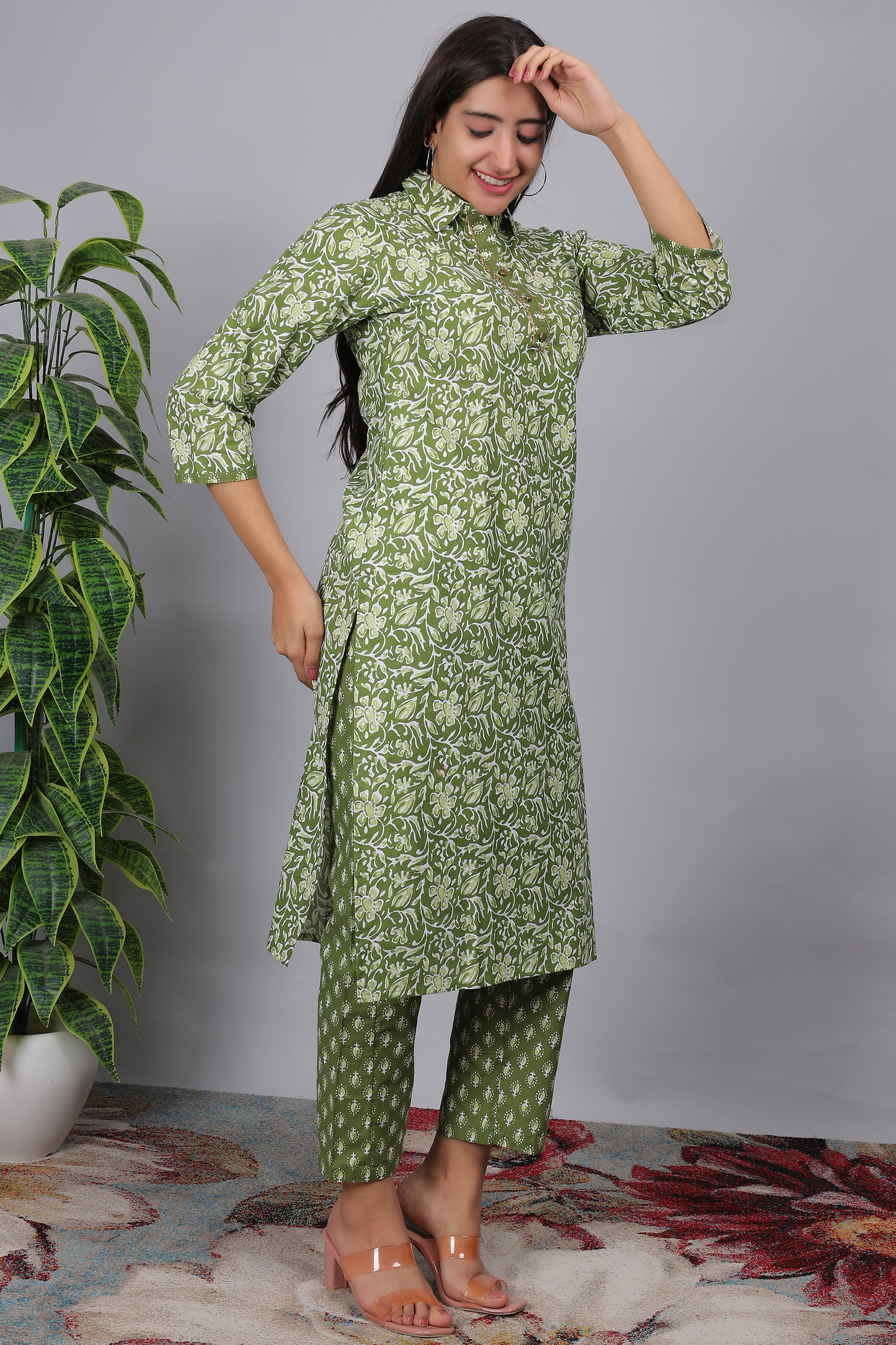 The Sanganeri Grace Kurta Set