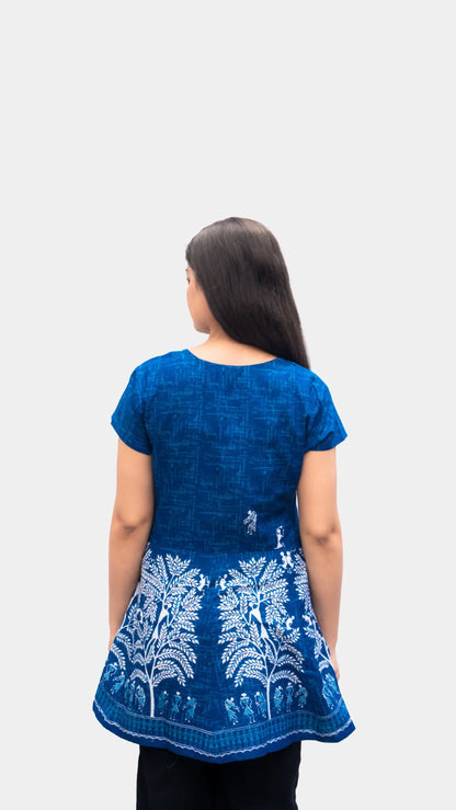 Anikrriti Blue Peplum top - Anikrriti