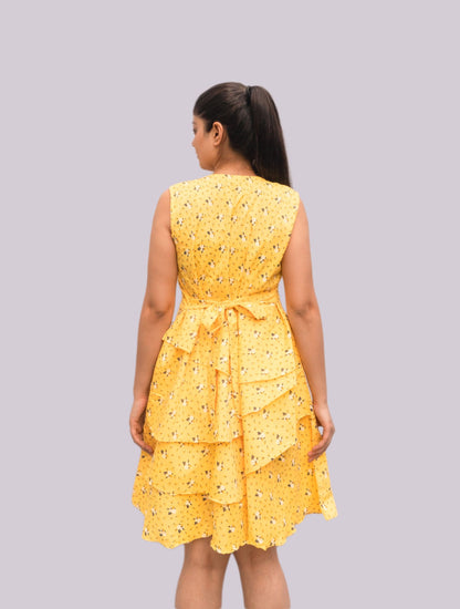 Anikrriti Three-Layered Dress - Anikrriti