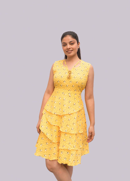 Anikrriti Three-Layered Dress - Anikrriti