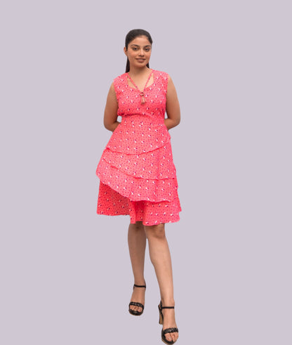 Anikrriti Three-Layered Dress - Anikrriti