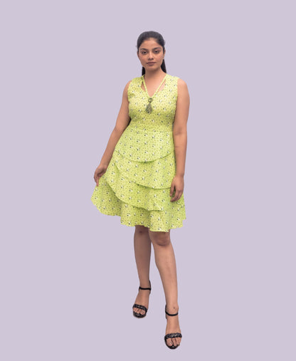 Anikrriti Three-Layered Dress - Anikrriti