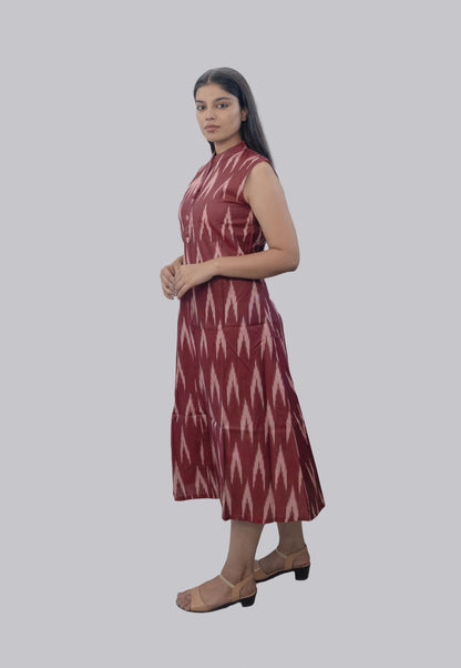 Anikrriti Ikat Dress - Anikrriti