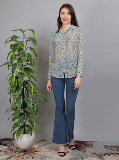 Anikrriti Georgette Shirt- Colors available - Anikrriti