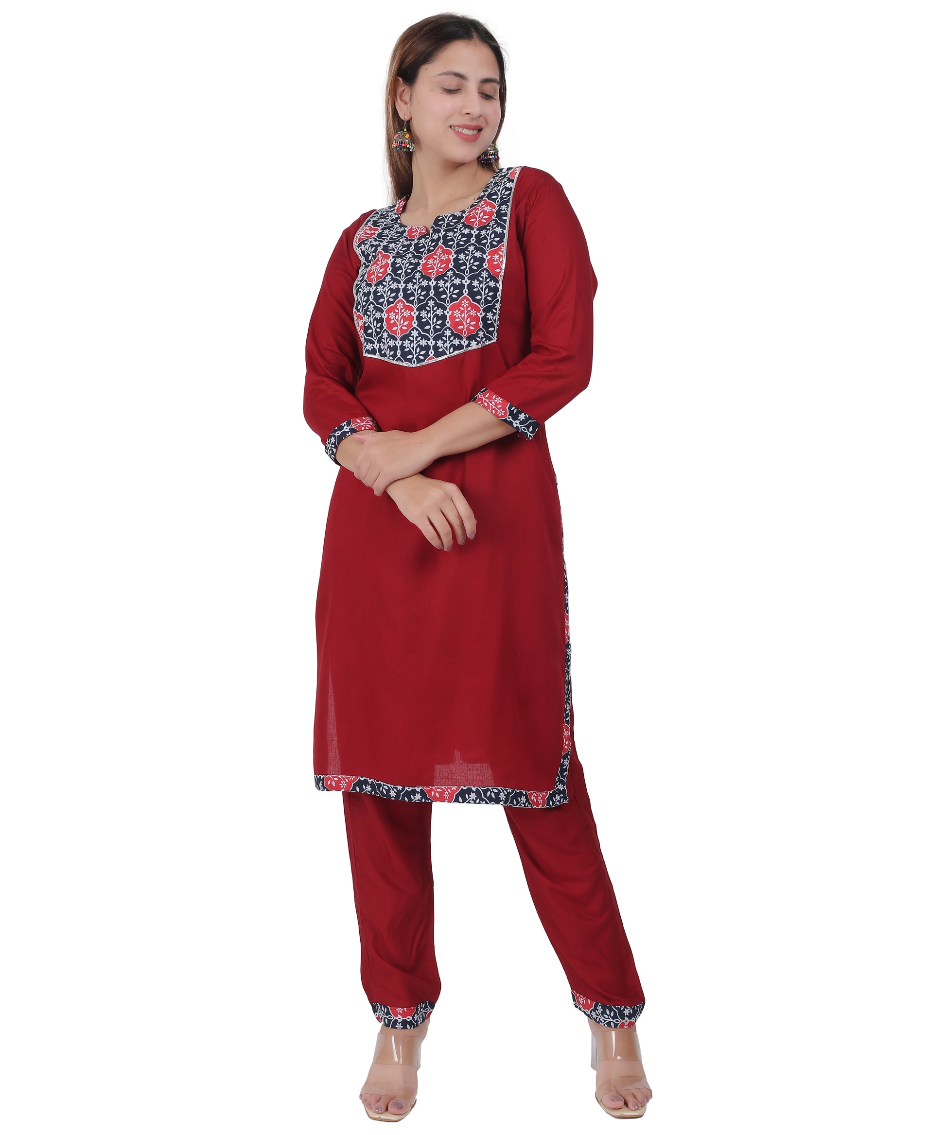 Anikriti Rayon Kurta Set without Dupatta - Anikrriti