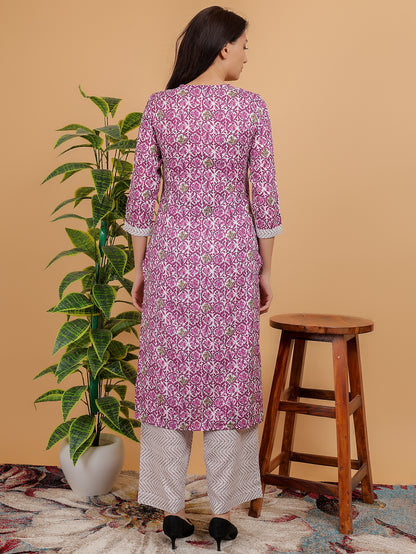 Anikrriti Cotton Kurta Set for women - Anikrriti