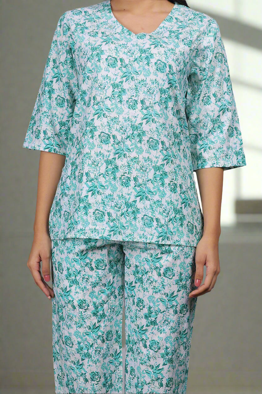 Floral Print Cotton Co-ord set