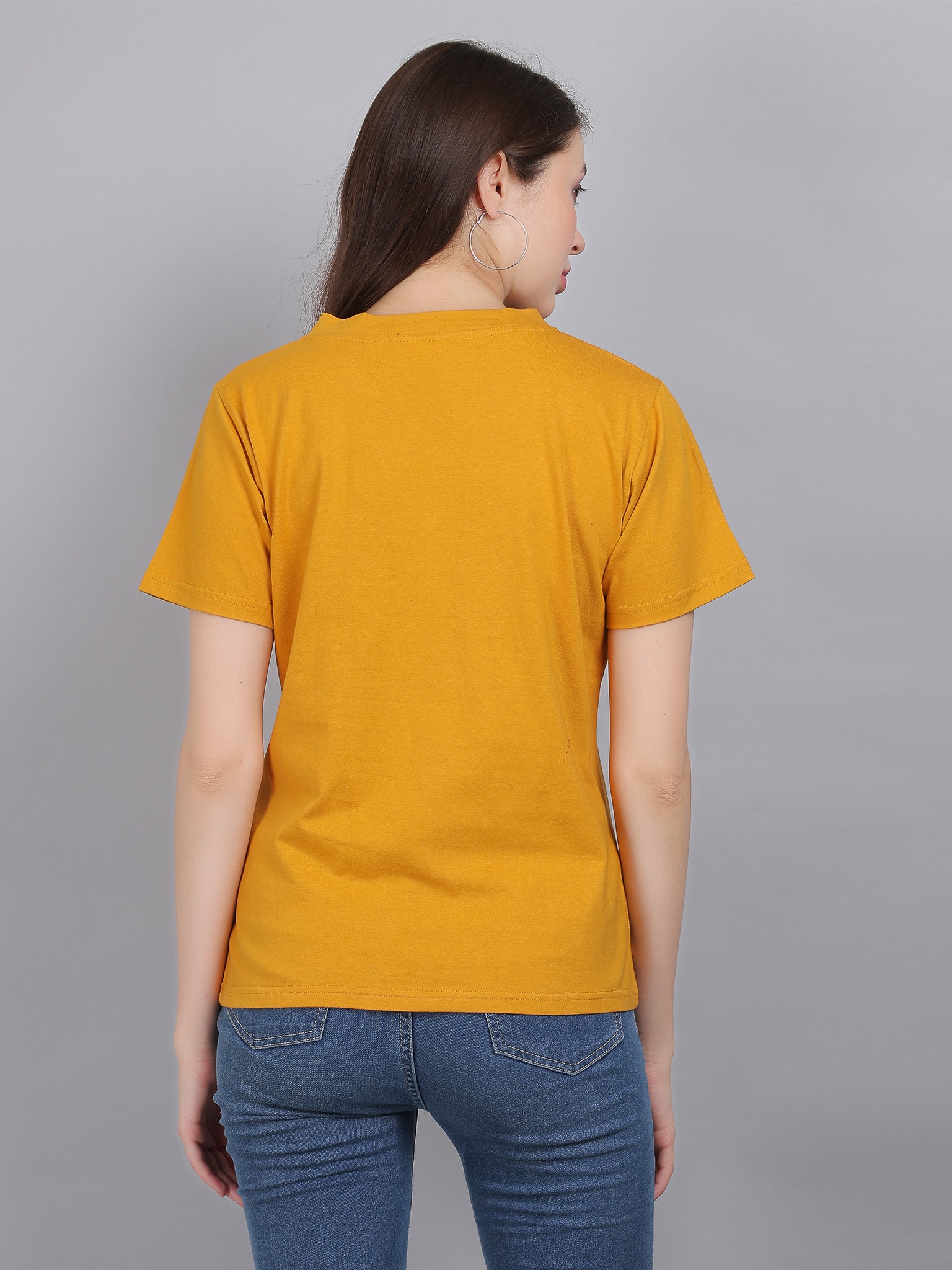 Anikrriti V-neck Lycra T-shirt - Anikrriti