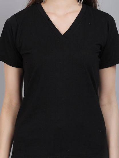 Anikrriti V-neck Lycra T-shirt - Anikrriti