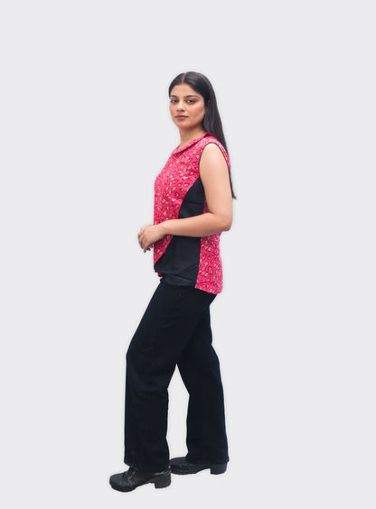 Anikrriti pink rayon top - Anikrriti