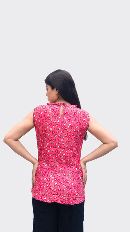 Anikrriti pink rayon top - Anikrriti